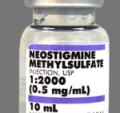 Neostigmine     bupivacaine  